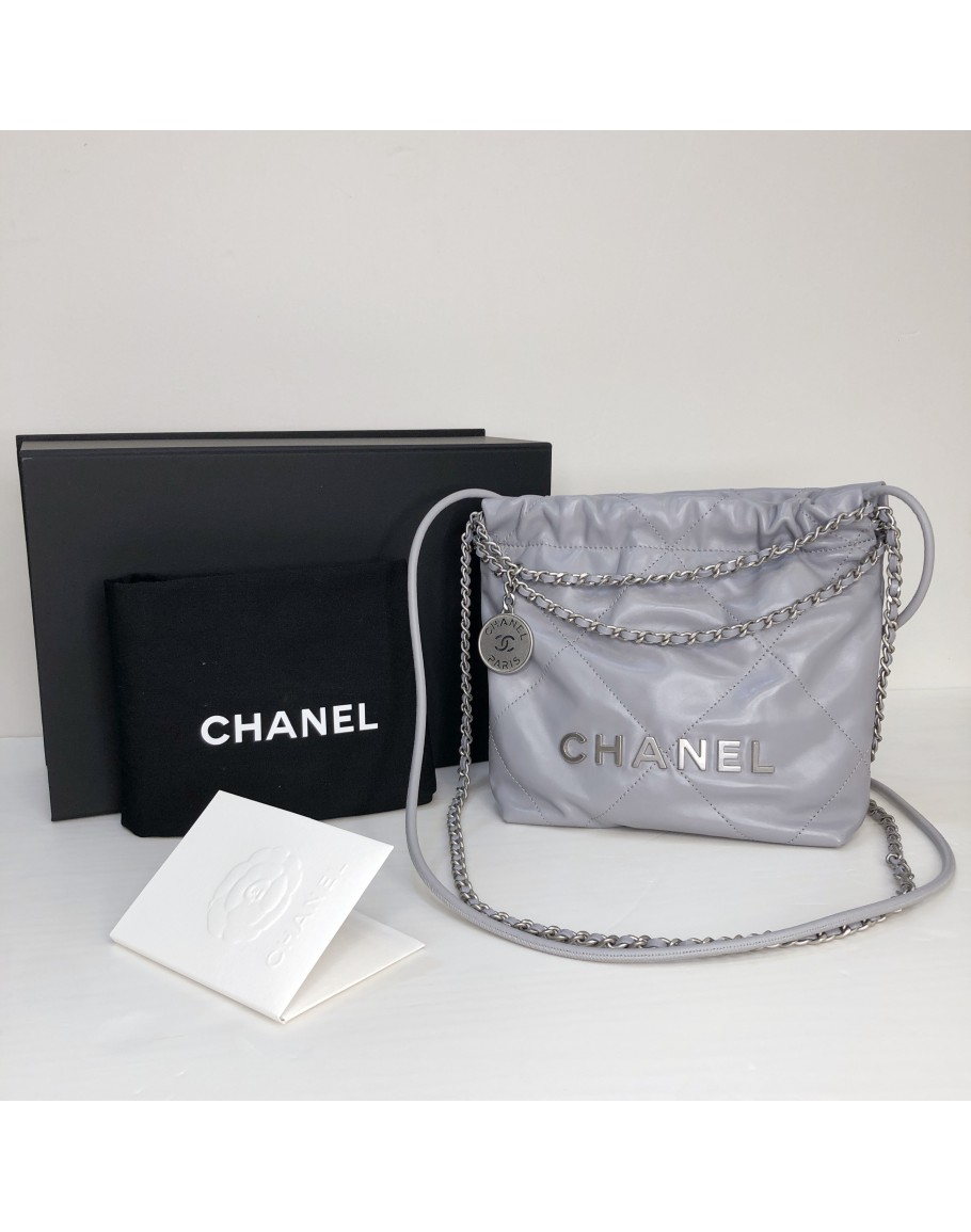 Chanel discount mini silver